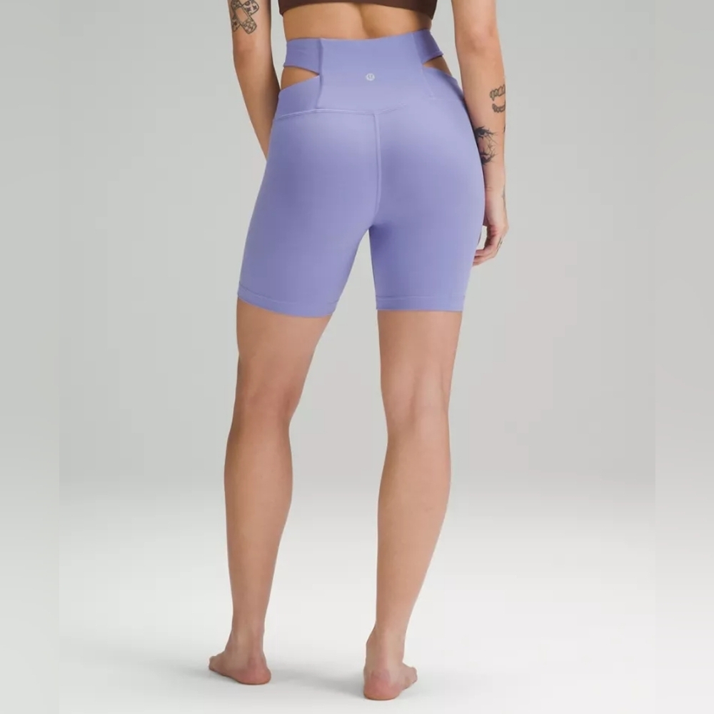 Lululemon Athletica Align High-Rise Shorts Limited Edition Lavender Size 8 - Picture 3 of 4